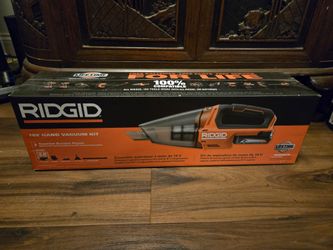 RIDGID 18V Cordless Hand Vacuum Kit with 2.0 Ah Battery and Charger