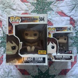 Attack On Titan Funko Pop Lot