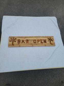 BAR OPEN SIGN