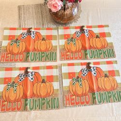 Dining Fall Placemat Set Of 4