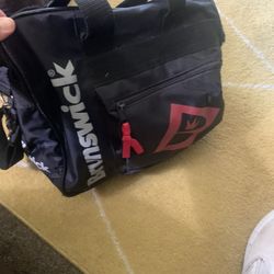 Bowling Bag And Size 8 Men’s Bowling Shoes Brunswick