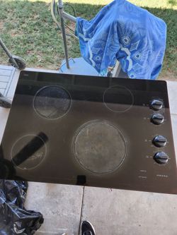 Amana 4 burner cook top