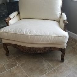 Vintage Plush Oversized Chair