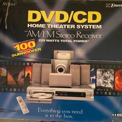 DVD/CD Home Theater System AM/FM Stereo Receiver