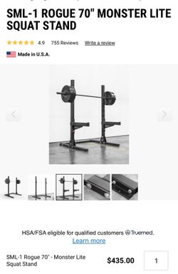 Rogue Monster Lite Squat Rack