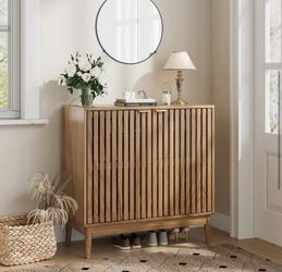 Wayfair Oak Wood Cabinet- brand new!