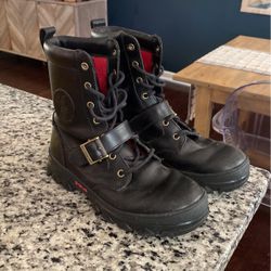 Polo Hayward Leather Black Hiking Boot