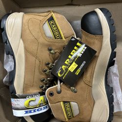 Caribu Steel Toe Work Boots Size 7-11