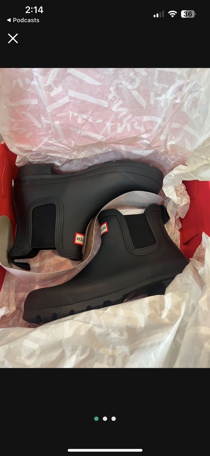 Hunter Rain Boots Chelsea