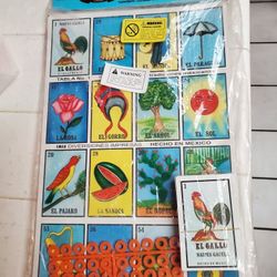 Jumbo Loteria Cards With Markers
