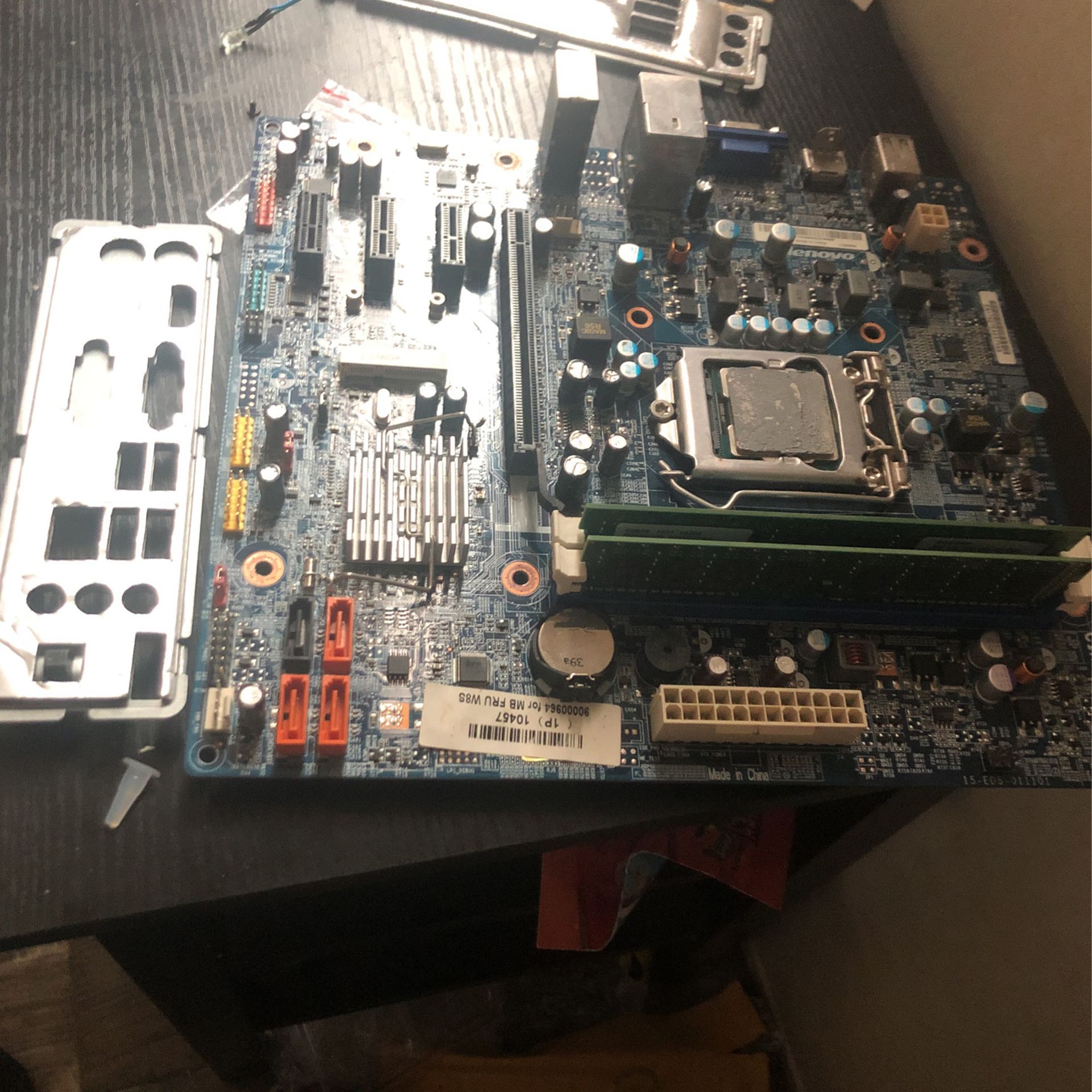 Lenovo H520 Mid Tower Motherboard W Cpu And Ram
