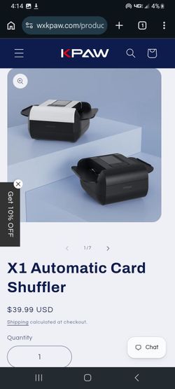 Kpaw automatic card shuffler