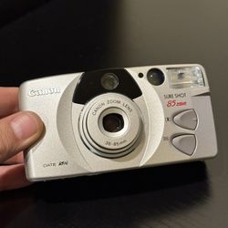 Canon Sure Shot 85 Zoom 35mm Point And Shoot Film Camera