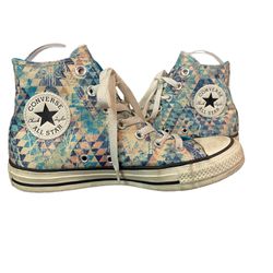 Converse CHUCK TAYLOR All Star High Top Aztec Canvas Shoes Sneakers Size 7