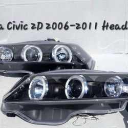 Honda Civic 2D 2006-2011 Headlights 