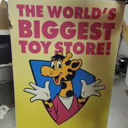 Original "Toys R Us" Sign 