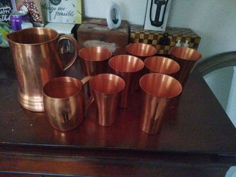 Vintage copper set