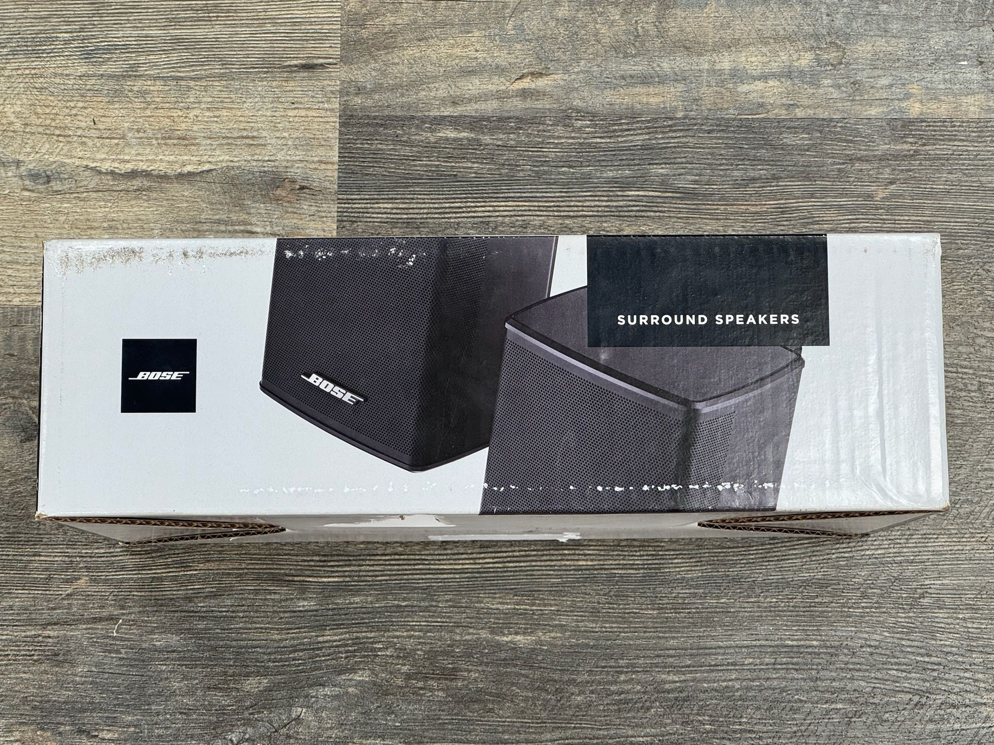 Bose - Surround Speakers 120-Watt Wireless Home Theater Speakers (Pair) - Black new