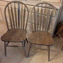 Wooden Chairs - 2
