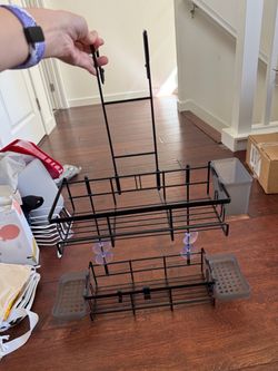 Aitatty black Over the Door Shower Caddy Hanging