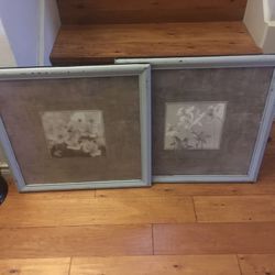 2 Pictures Frame.Each Is $3. Dimensions are; 21-1/2”X22-1/2”.