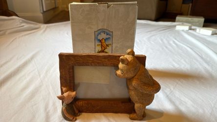 Winnie the Pooh and Piglet Resin Photo Frame