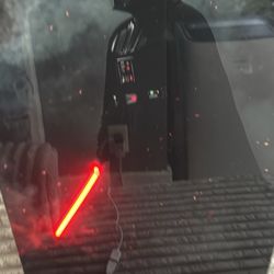 Darth Vader Ready To Hang Wall Art light up comes with adapter