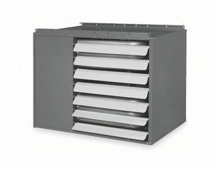 DAYTON Gas Wall and Ceiling Unit Heater: 120,000 BtuH Heating Capacity Input, Propeller