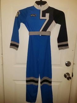 Halloween costume power Rangers spd blue ranger boys size 7/8