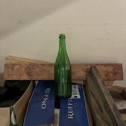 Empty Wine Bottles 
