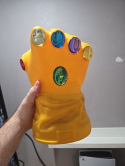 Marvel Infinity Gauntlet Coin Bank – 12" Thanos Glove – $12