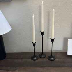 Candle Stick Holder new Condition Set Of 3. Candles Not Included