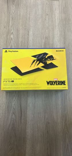 Sony PlayStation 5 Pro Limited Edition Marvel Wolverine Console Covers