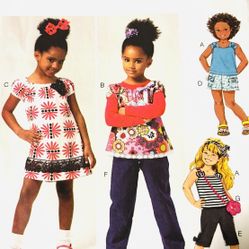 Butterick B5776  Dress- Short - Pant Set Sizes 6-8 New Uncut