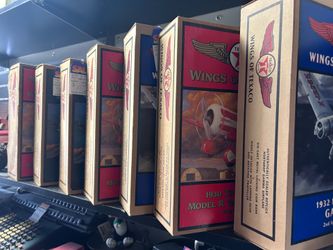 Assorted Wings of Texico Die-Cast Coin Banks