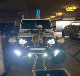 Jeep front grill and side rail