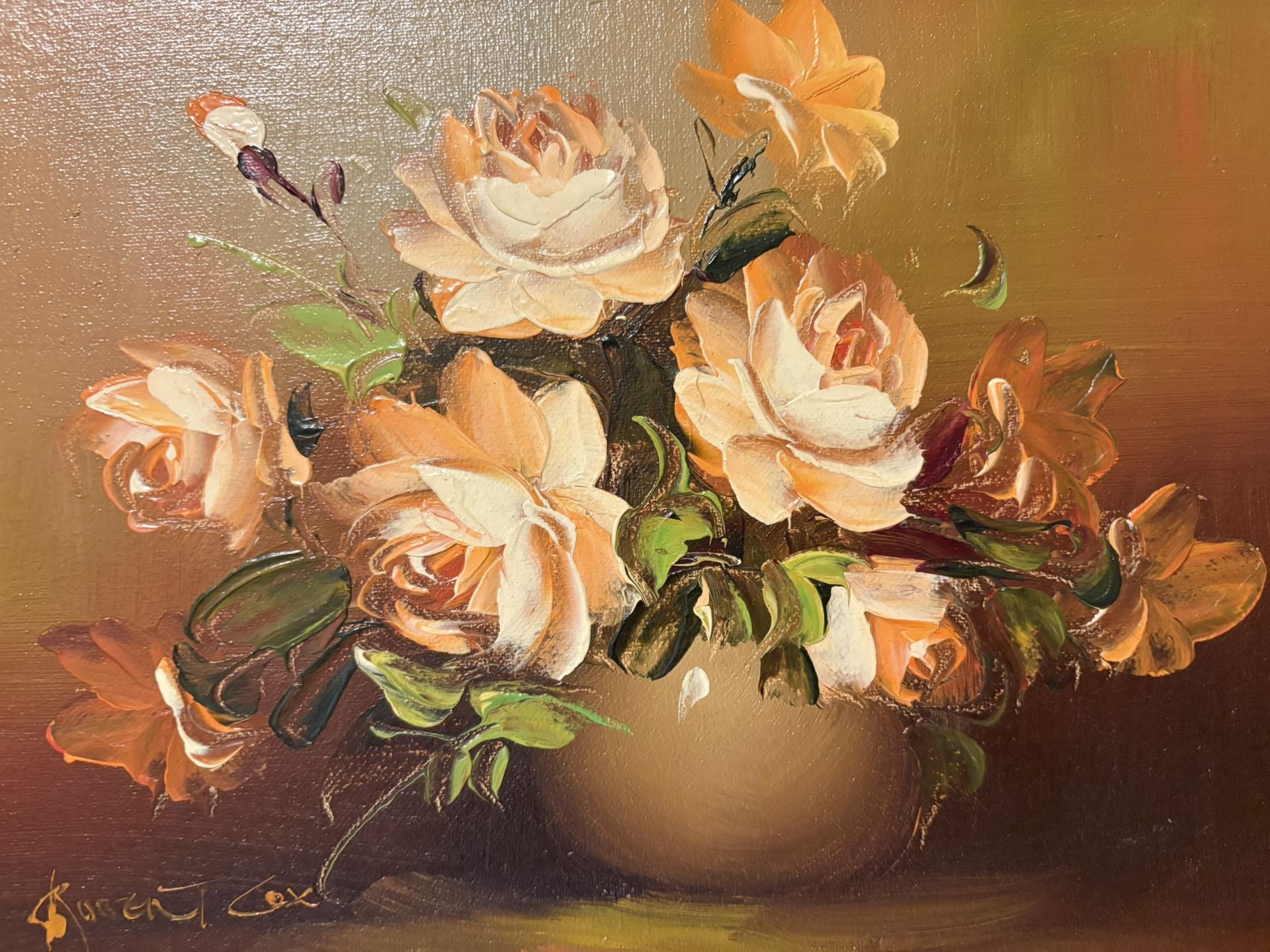 Floral Oil Painting By Robert Cox