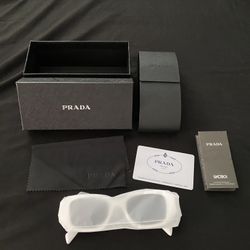 White And Black Prada Glasses Available‼️‼️