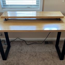 Solid BEECH Wood work/gaming Desk