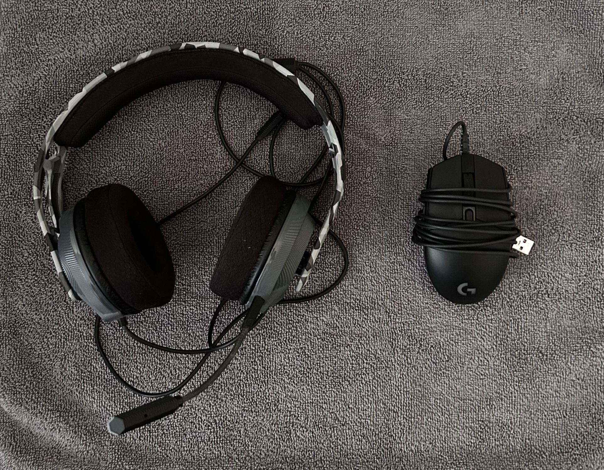 Gaming Headset and Mouse for sale