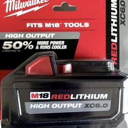 Milwaukee pack with 6.0 batterie