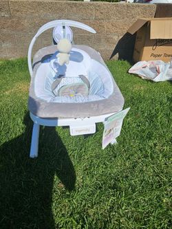 Ingenuity Anyway Sway Vibrating Portable Infant Baby Swing