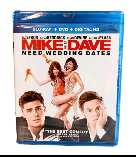 Mike and Dave Need Wedding Dates: Blu-ray + DVD + Digital HD New Factory Sealed