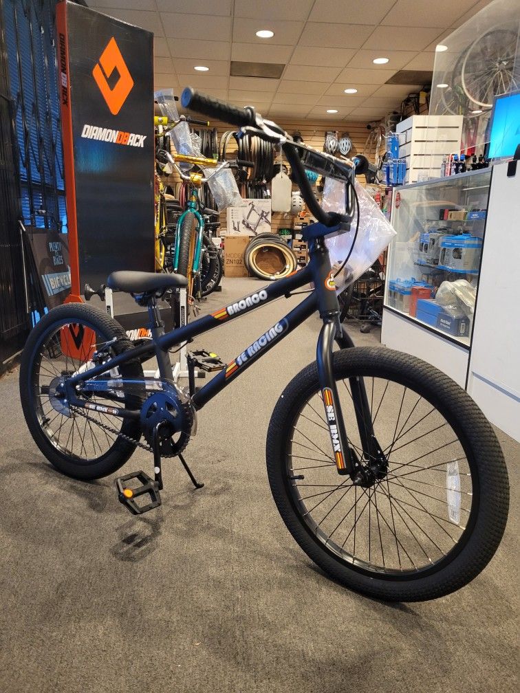 NEW 2024 SE BRONCO 20 MATTE BLACK SINGLE SPEED KIDS YOUTH BOYS