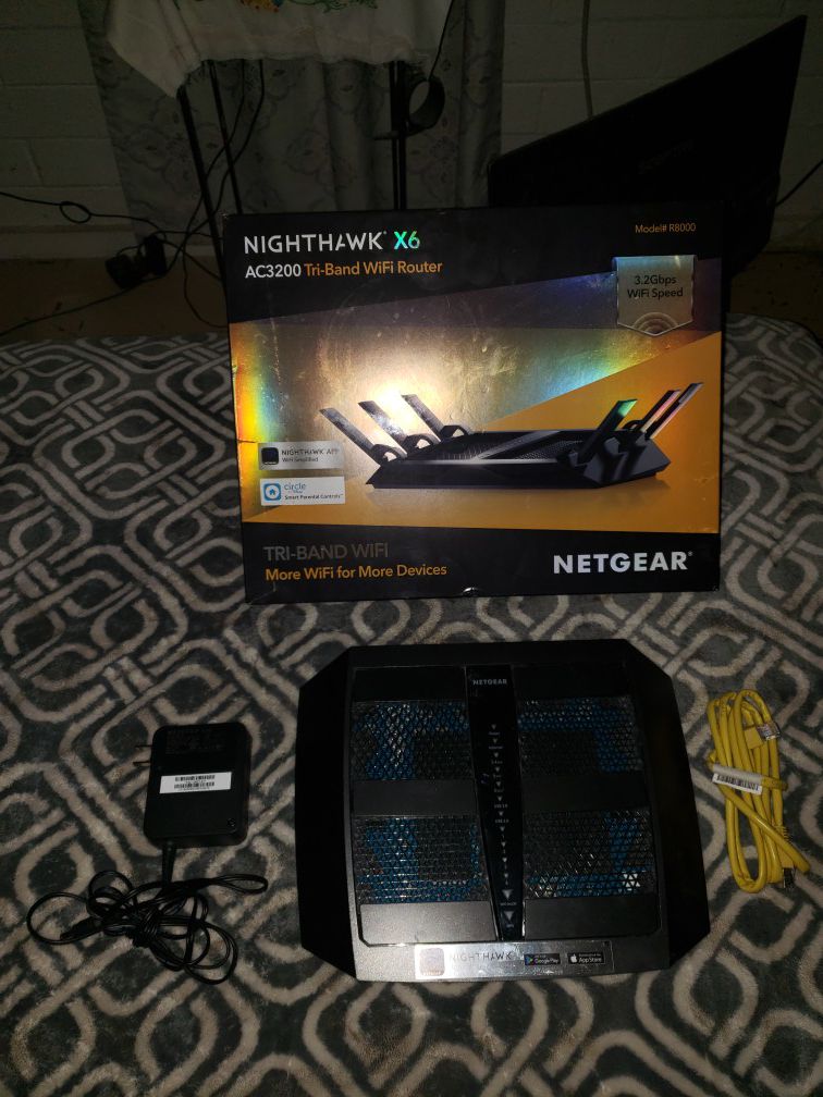 Netgear Nighthawk AC3200 Tri- Band WiFi Router