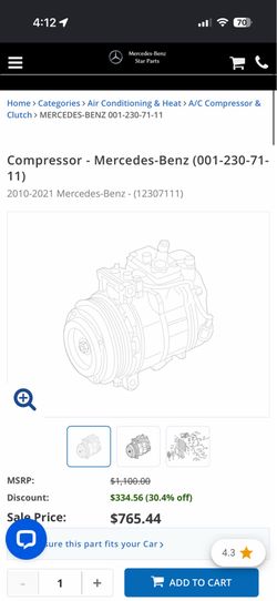 Mercedes Sprinter AC Compressor