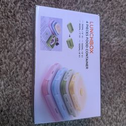 Lunchbox Containers Four Piece Collapsible