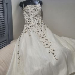 Big White Party Dress