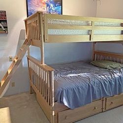 Bunk bed, Dresser and Toy Chest 