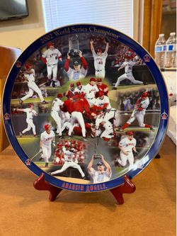 2002 World Series Angels plate
